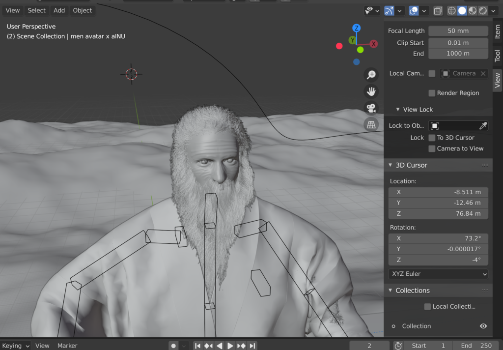 Screenshot 2021-09-08 at 11.22.38 Screenshots of the process behind the making of the Ainu robe in Blender